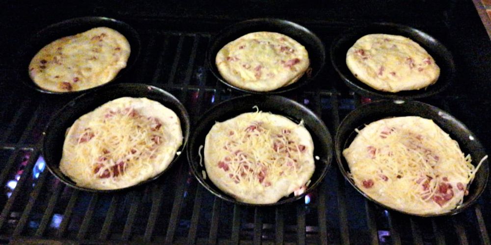 Flammkuchenessen in der Wohngemeinschaft